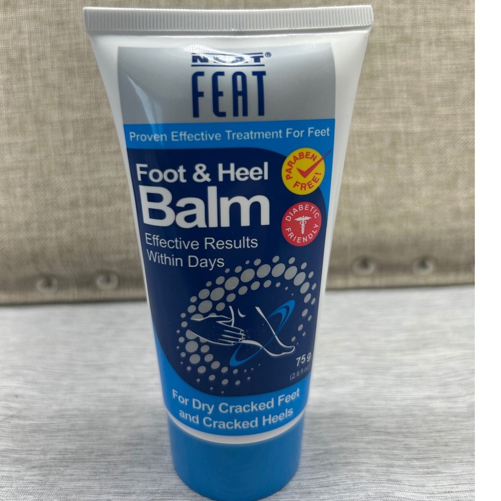 Neat Feat Foot & Heel Balm 75g 2.6oz for Dry Cracked Feet‎ 25% Urea Paraben Free